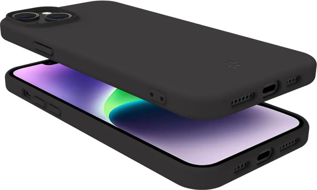 Celly Cromo Siliconen Hoesje iPhone 15 Plus - Zwart - MPN 8021735204954