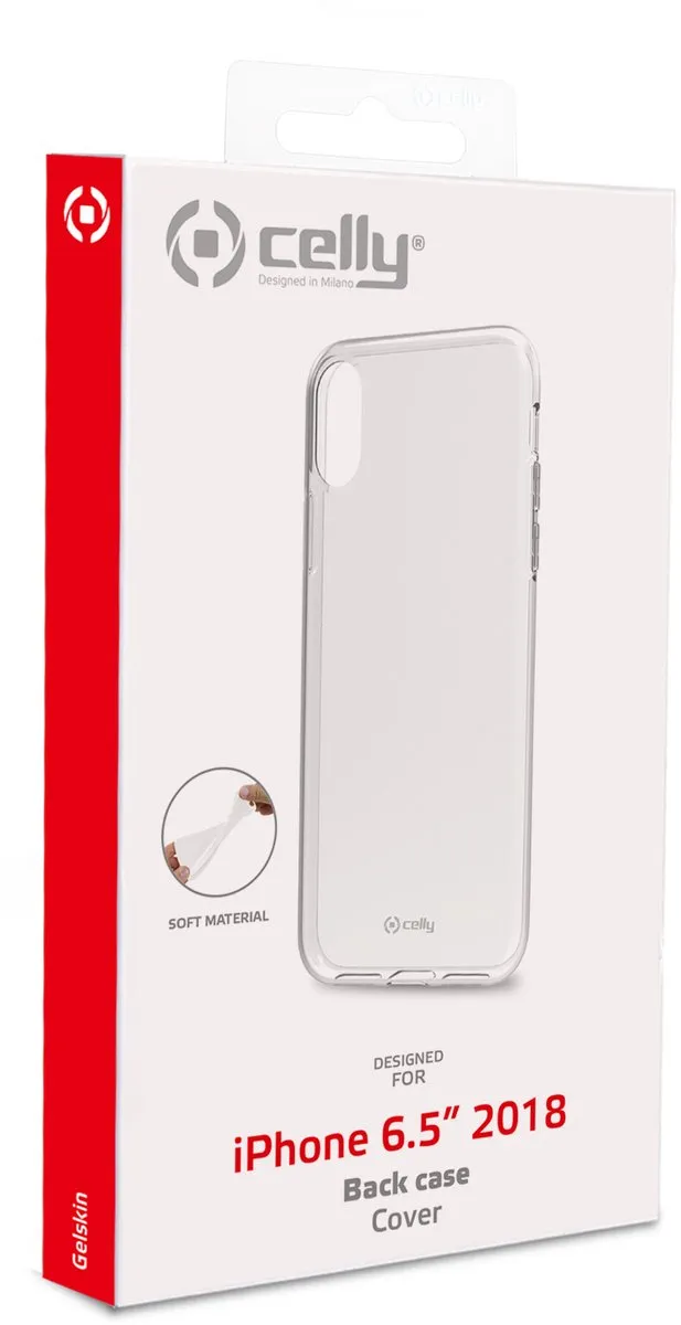 Celly Gelskin Siliconen Hoesje iPhone XS Max