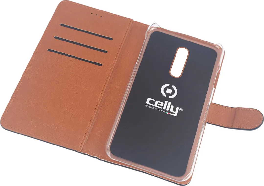 Celly Wally Bookcase Hoesje iPhone 11 Pro - Kunstleer - 3 Pasjes - Zwart