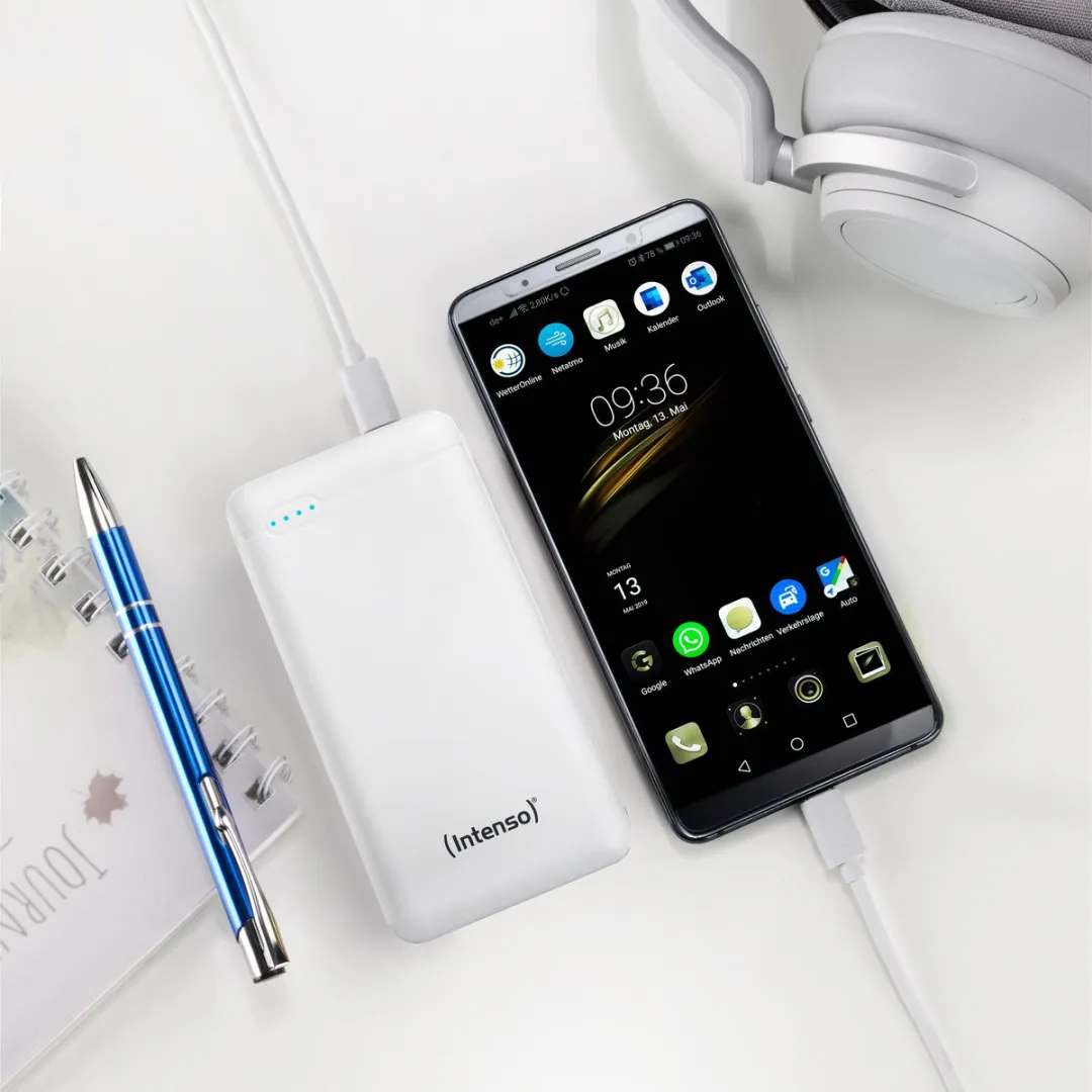 Intenso Powerbank XS20000 20.000mAh - USB-A & USB-C - Wit - afbeelding 6 van 6