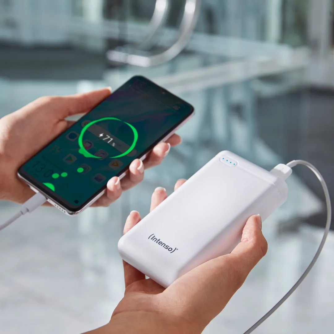 Intenso Powerbank XS20000 20.000mAh - USB-A & USB-C - Wit