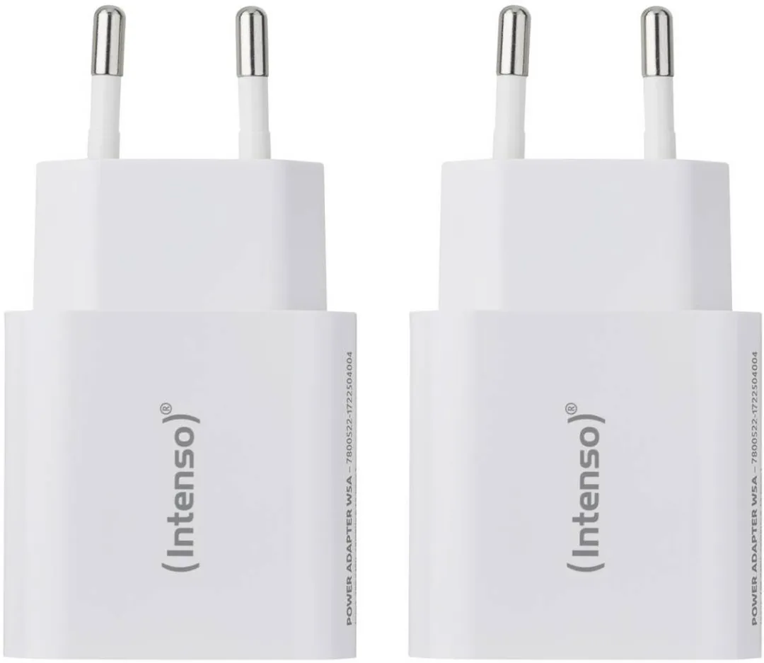 Intenso W5A USB-C-adapter 5W - 2 Stuks Wit - afbeelding 6 van 6