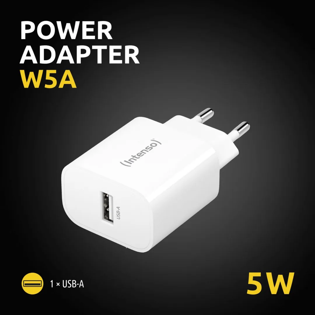 Intenso W5A USB-C-adapter 5W - 2 Stuks Wit