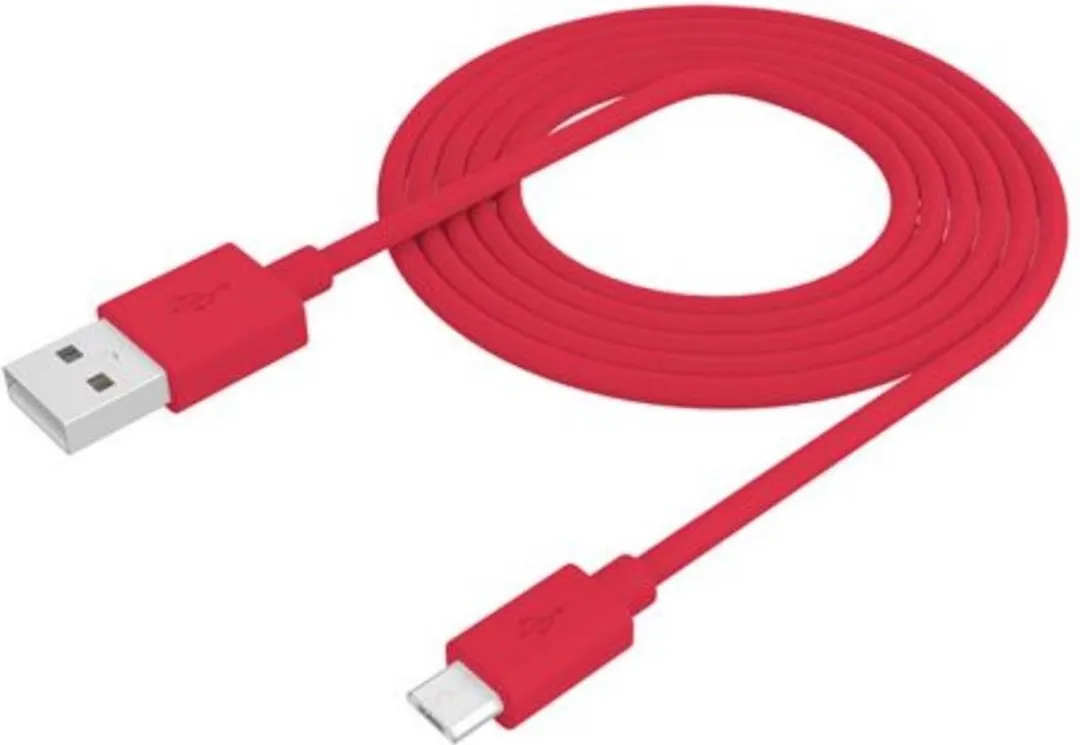 Celly Procompact Micro USB Kabel - Rood