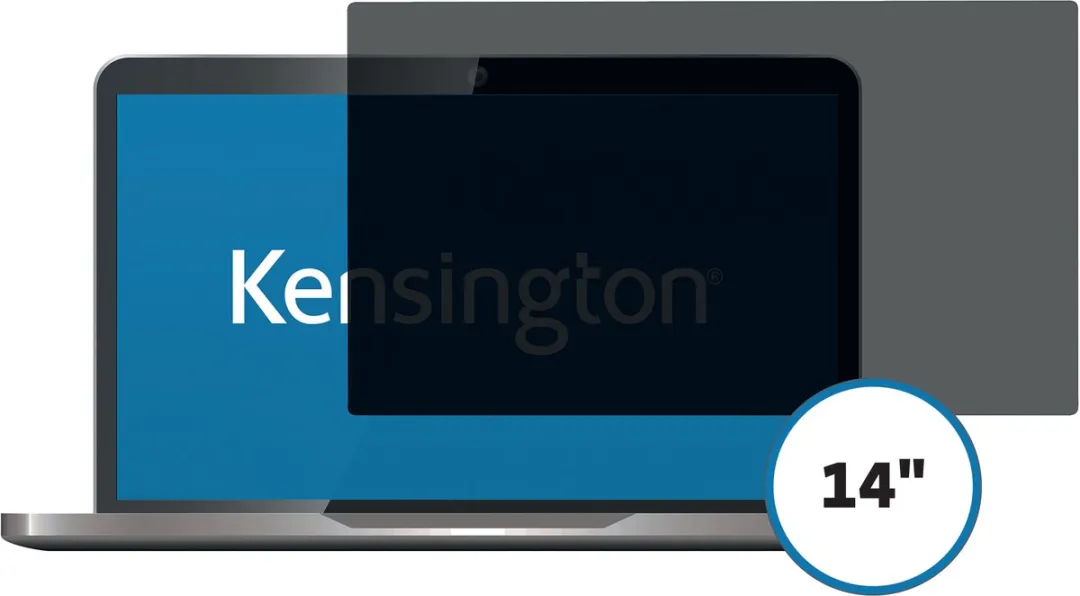 Kensington 626462 Laptop Privacyfilter 14" - Zwart