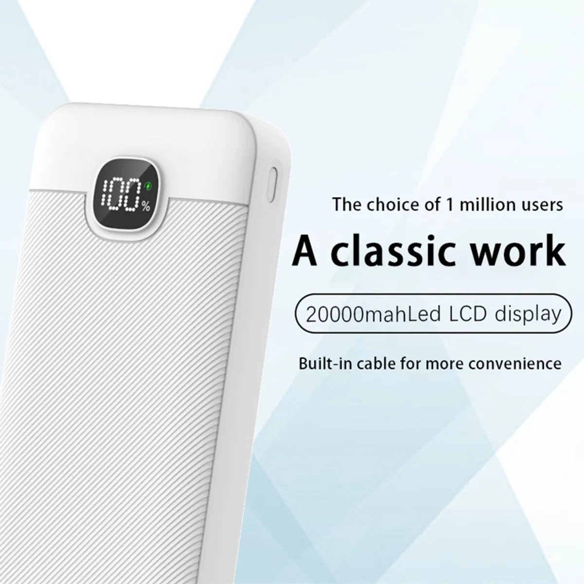 Baseus Powerbank C23 10.000mAh - 22,5W - 3 Outputs - Zwart/Wit - afbeelding 3 van 6