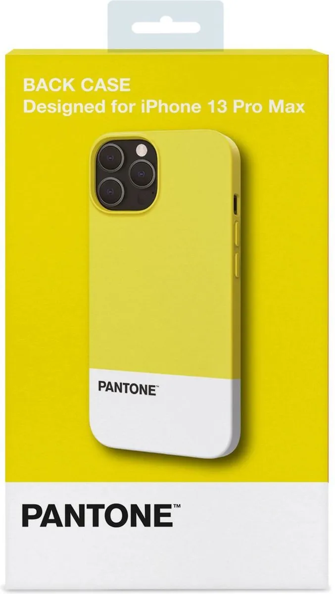 Celly Pantone Back Cover iPhone 13 Pro Max PT-PC1009Y - Geel - afbeelding 6 van 6