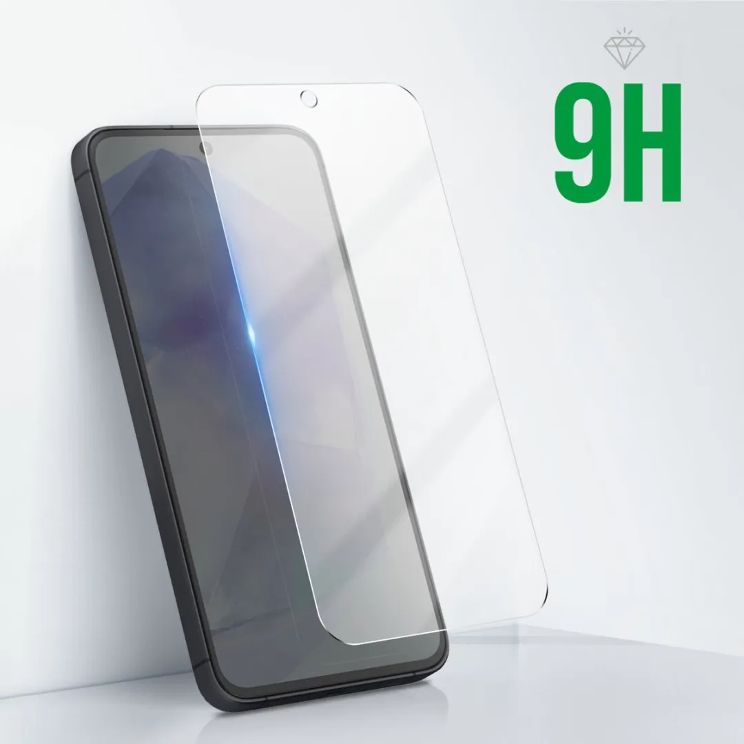4Smarts Hoes Samsung Galaxy A55 9H Glas - Transparant PACK-4SMA-A556B