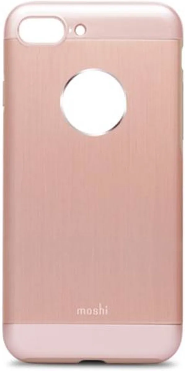 Moshi iGlaze Armour iPhone 8 Plus Hoesje - Rosé Goud