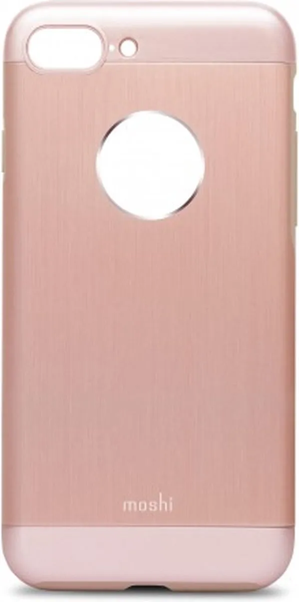 Moshi iGlaze Armour iPhone 8 Plus Hoesje - Rosé Goud