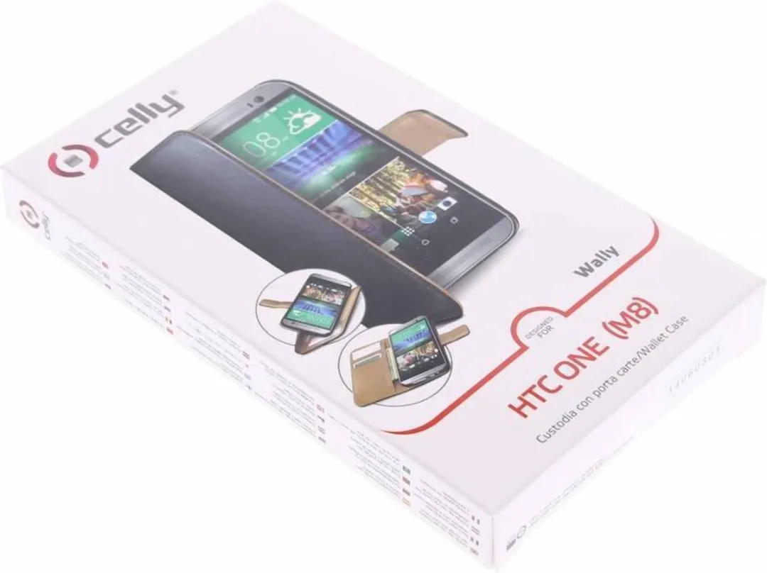 Celly Wally Case HTC One M8 - Zwart - afbeelding 6 van 6