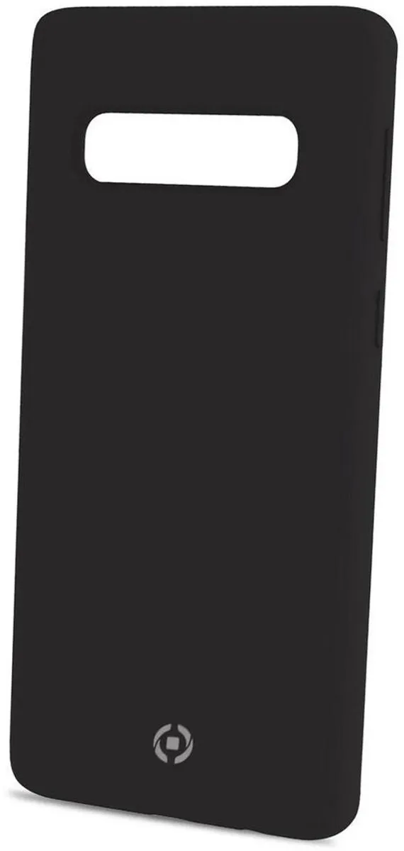 Celly Feeling Siliconen Hoesje FEELING891BK - Samsung Galaxy S10+ - Zwart