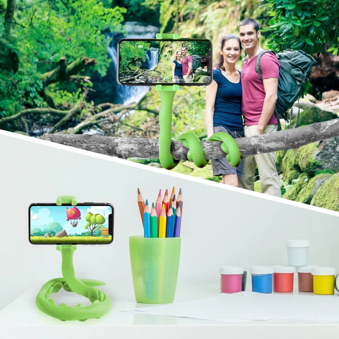 Celly Snake Selfiestick Groen - 15 Inch - 500g