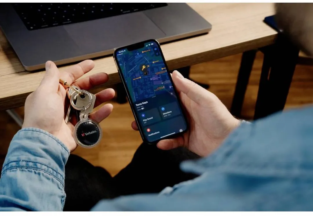Verbatim My Finder Coin Bluetooth Tracker - Zwart