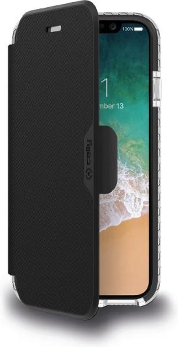Celly Extreme Military Hoesje iPhone XS/X - 3 Stuks - Zwart