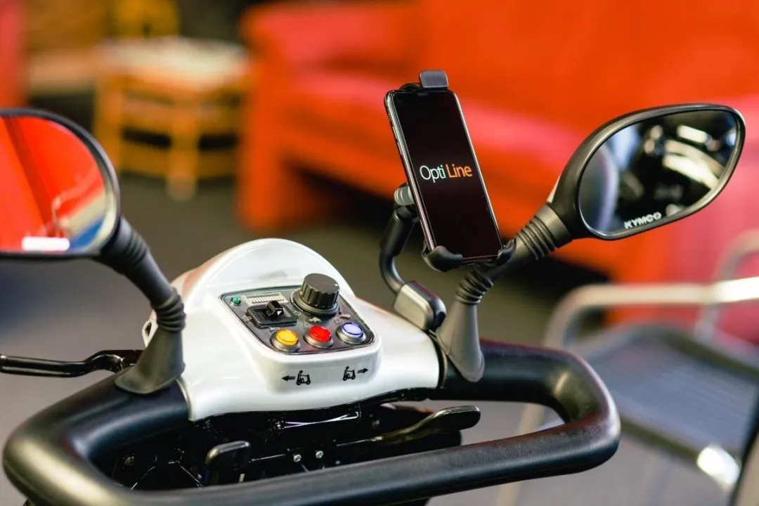 Lampa Opti-Line Scootmobiel Mount 110765969 - Smartphonehouder - Zwart
