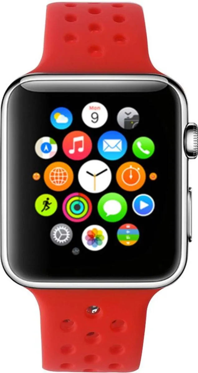 Celly Siliconen Apple Watch Band - 42/44mm - Oranje