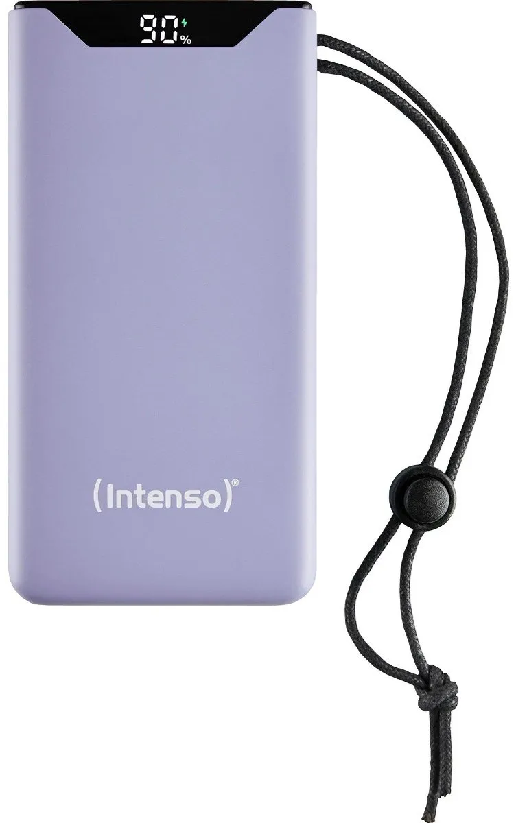 (Intenso) F20000 Powerbank 20.000 mAh Li-Po - display - PD en QC 3.0 - paars (7332053)
