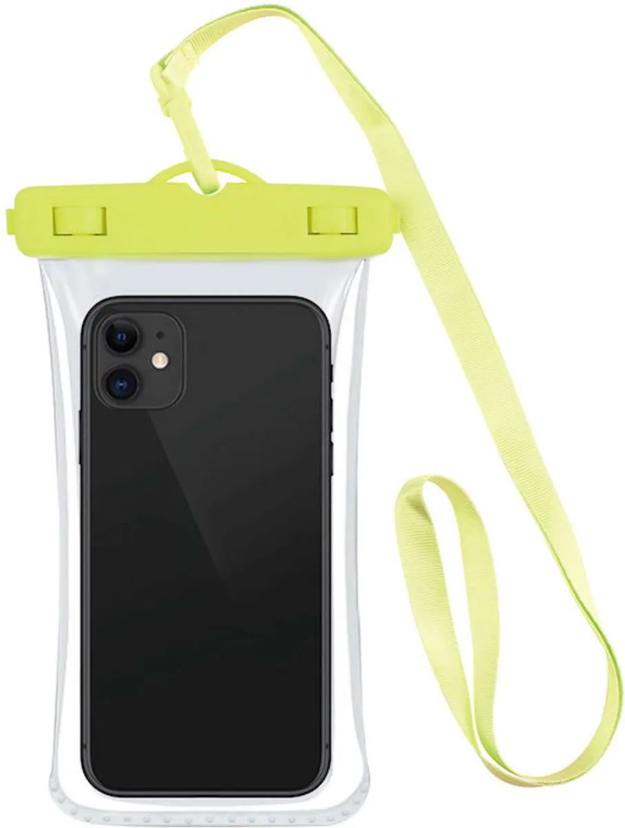 Celly SplashBag Beschermhoes 7 Inch - Geel