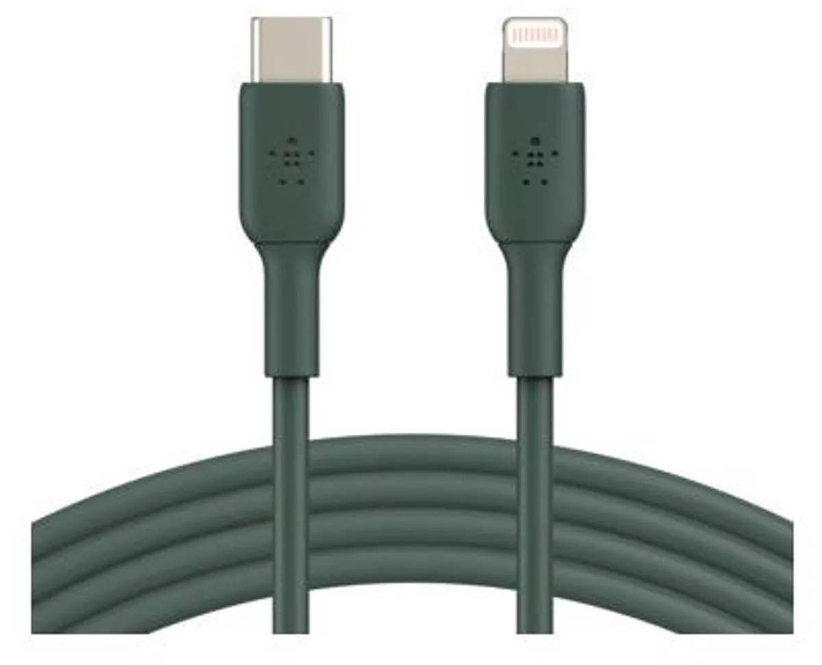 Belkin iPhone Lightning naar USB-C Kabel 1m - Midnight Groen - afbeelding 6 van 6