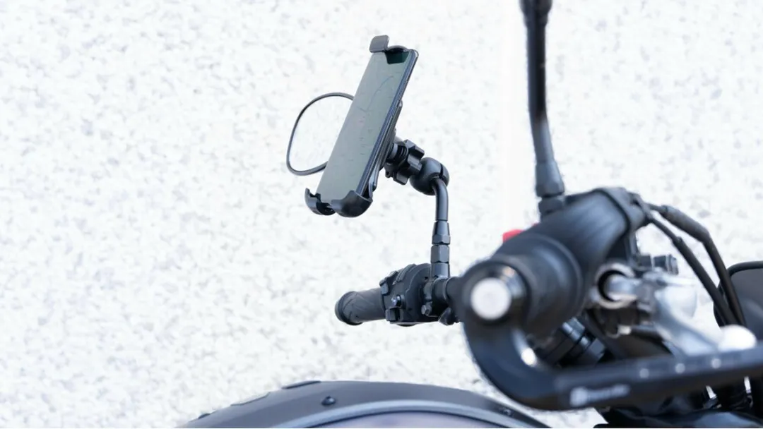 Lampa Optiline Telefoonhouder Scooter - Zwart