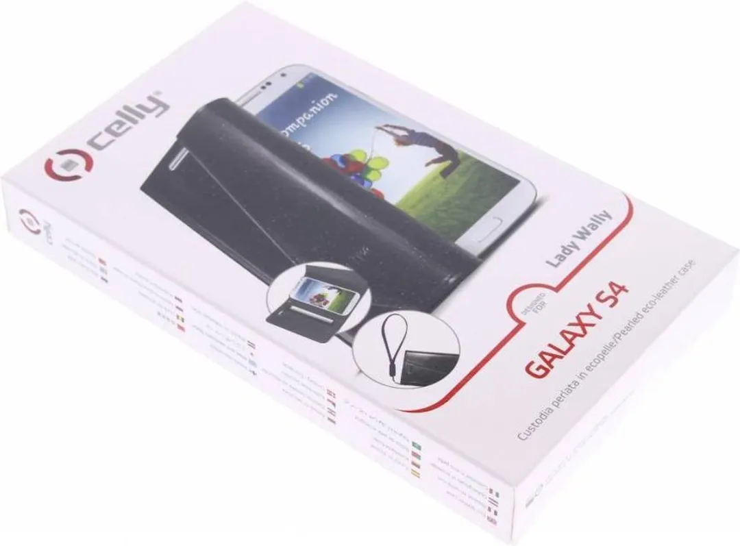 Celly Lady Wally Hoes Samsung Galaxy S4 - Zwart - afbeelding 3 van 3