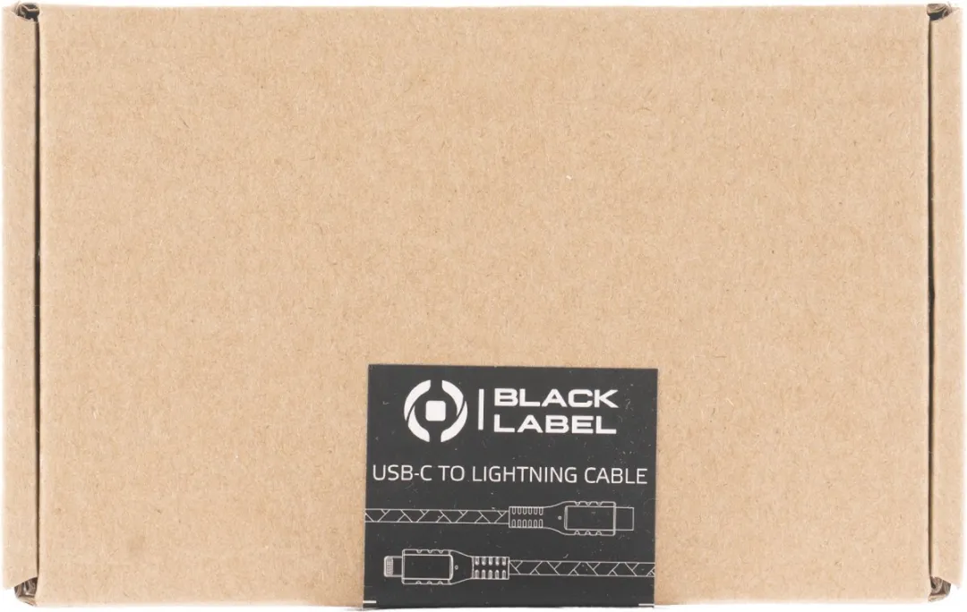 Celly Black Label USB-C naar Lightning 2m