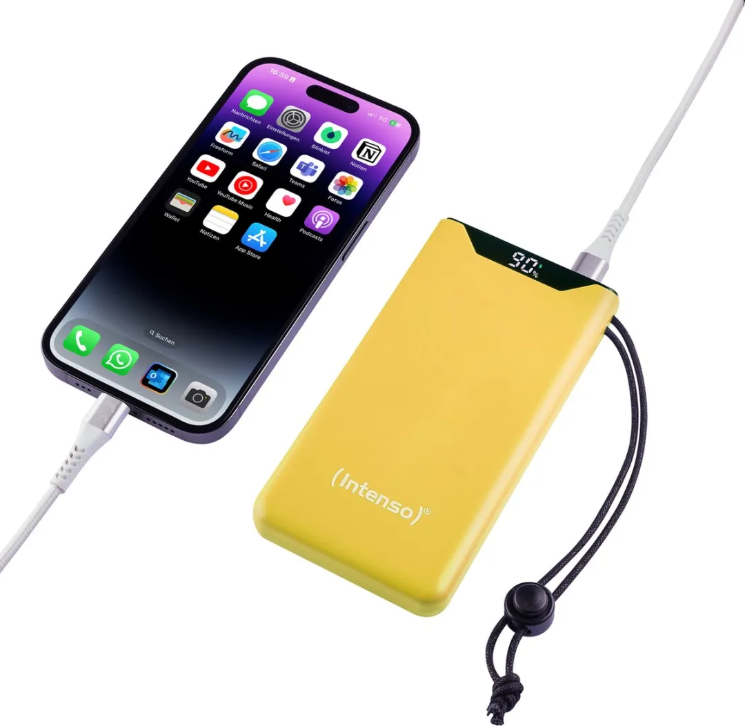 Intenso F10000 Powerbank 10.000mAh - Geel