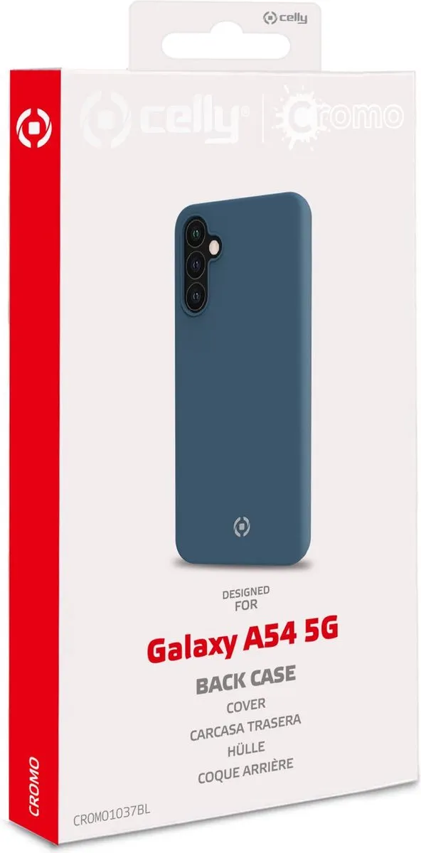 Celly Samsung Galaxy A54 Hoesje - Zwart/Blauw - MPN 8021735200734