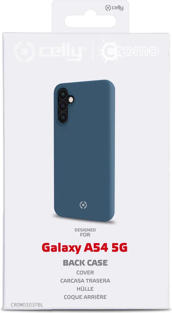 Celly Samsung Galaxy A54 Hoesje - Zwart/Blauw - MPN 8021735200734 - afbeelding 6 van 6