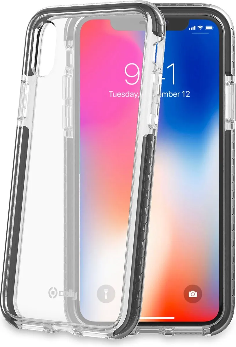 Celly HexaGon Back Cover iPhone X/XS HEXAGON900BK