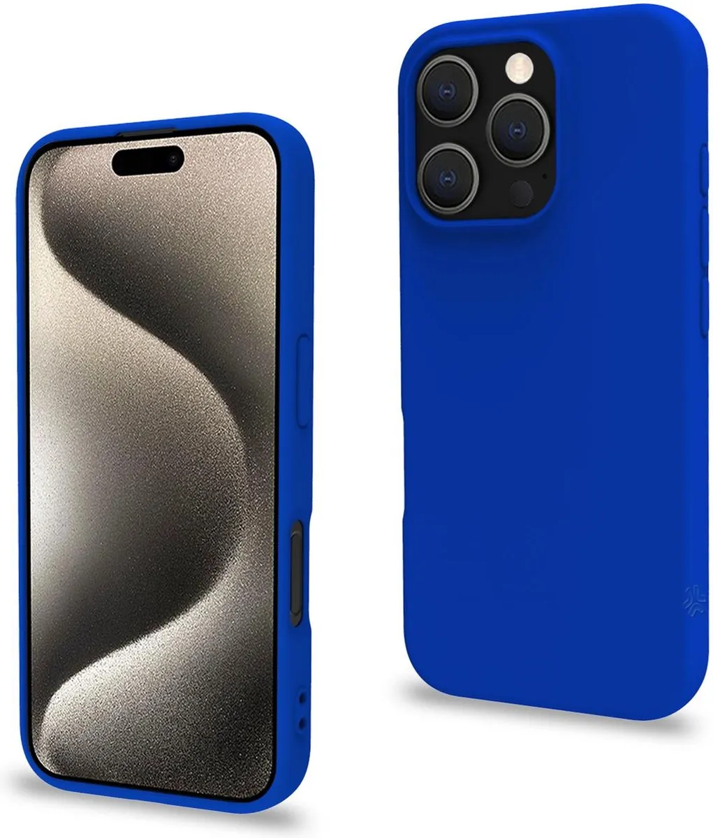 Celly CROMO1079BL iPhone 16 Pro Hoes - Blauw