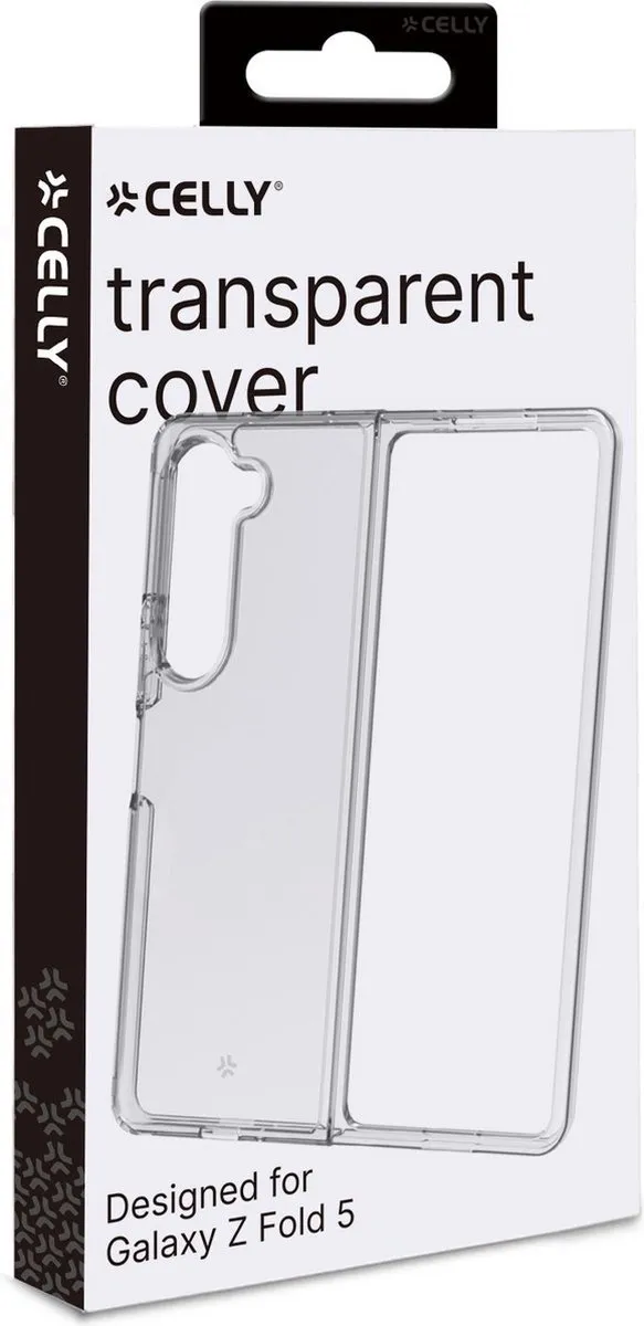 Celly Gelskin Siliconen Hoesje Z Fold5 - Transparant - afbeelding 4 van 4