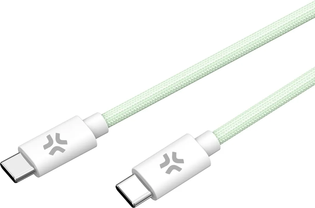 Celly USB-C naar USB-C Kabel 100W - 1,5m - Groen