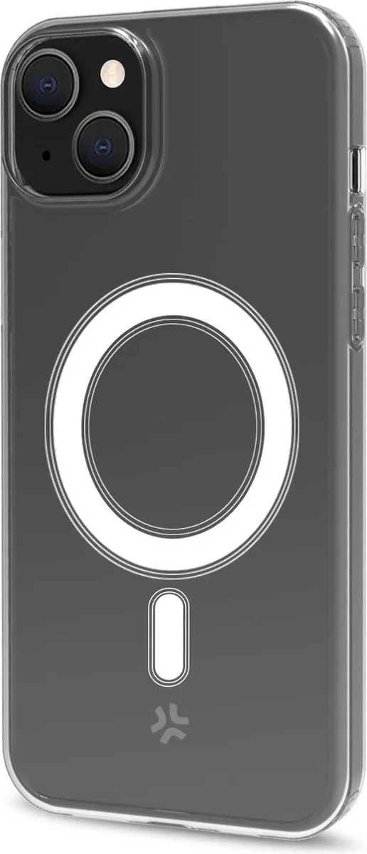 Celly Gelskin Siliconen Hoesje iPhone 14 Plus - Transparant - Magsafe
