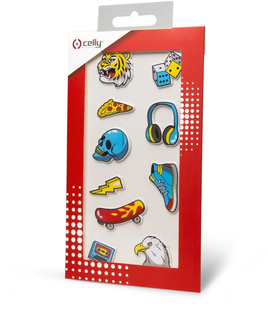 Celly 3D Stickers Jongens - 10 Stuks