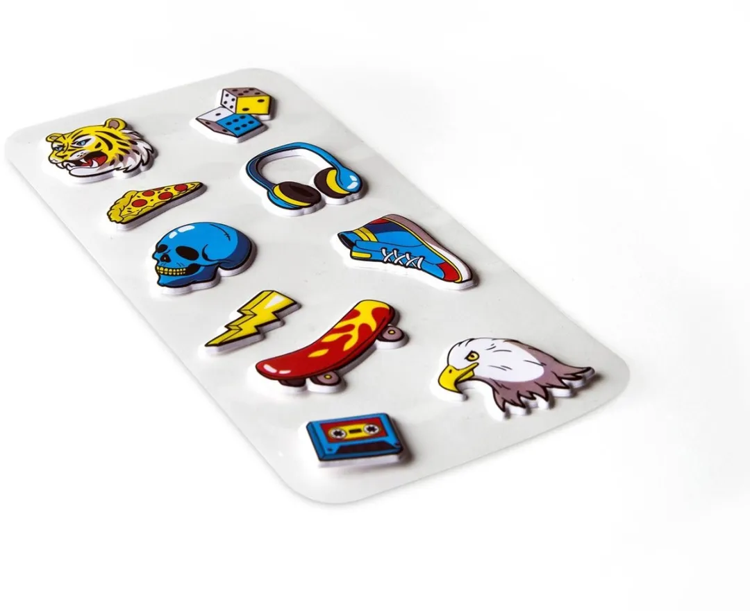 Celly 3D Stickers Jongens - 10 Stuks
