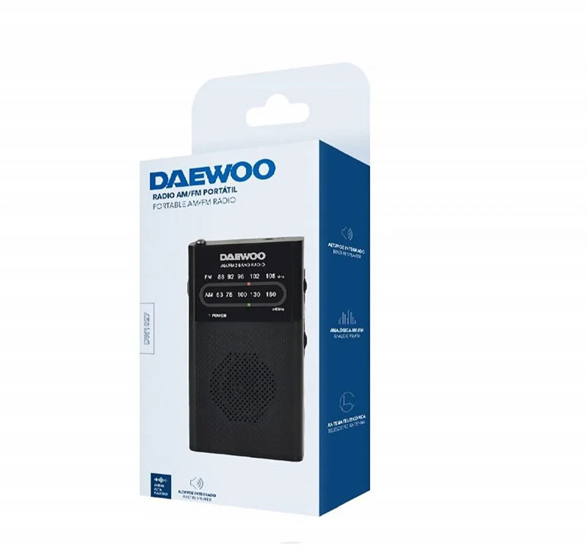 Daewoo Radio - Zwart - afbeelding 6 van 6