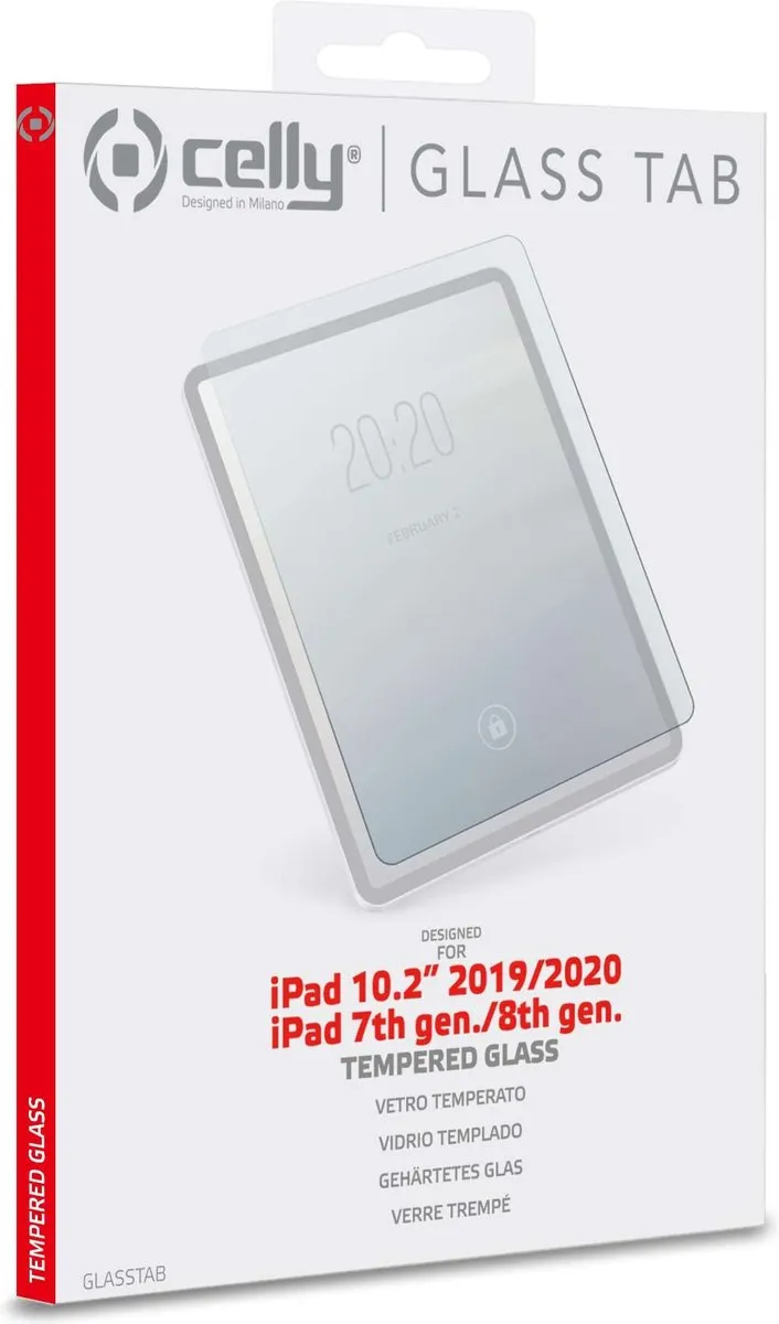 Celly iPad 10.2" Schermbeschermer Transparant - Samsung Galaxy Tab 7.0