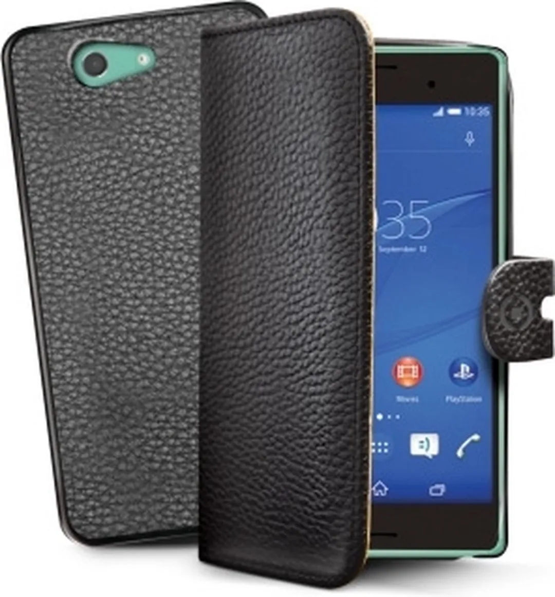 Celly AMBO436BK Portemonneehouder Wallet Case - Zwart - afbeelding 3 van 3