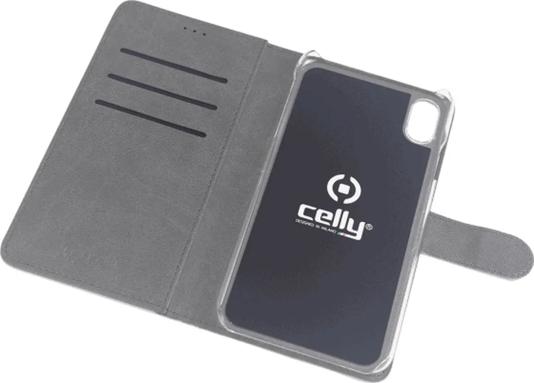 Celly Boekmodel Hoesje iPhone XR - 3 Pasjes - Wit - afbeelding 6 van 6