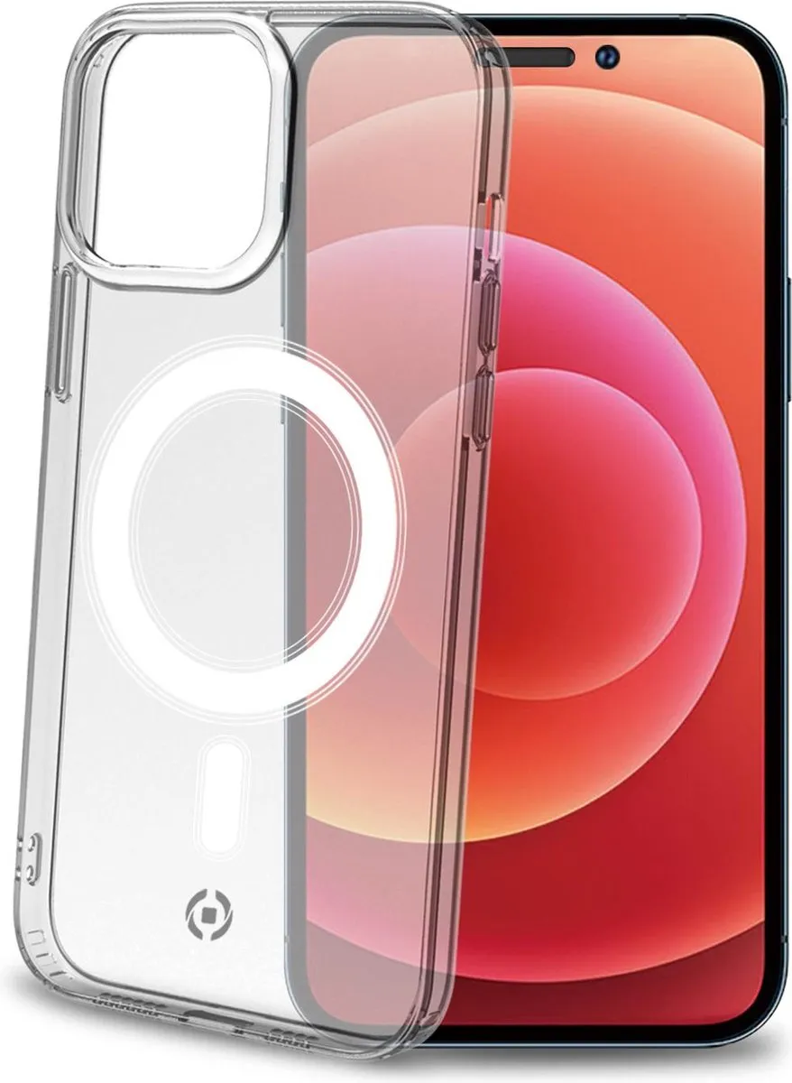 Celly GelskinMag Siliconen Hoesje iPhone 14 Pro Max - Transparant