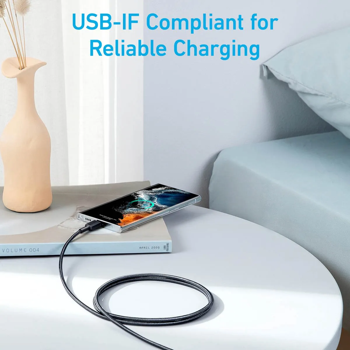 Anker 322 A81F6G11 USB-C Kabel 60W 1.8M - Zwart