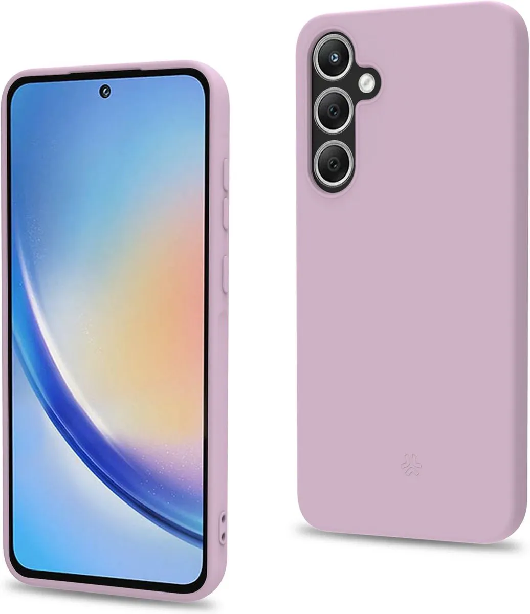 Celly Cromo Soft Hoesje Samsung Galaxy A55 5G - Roze