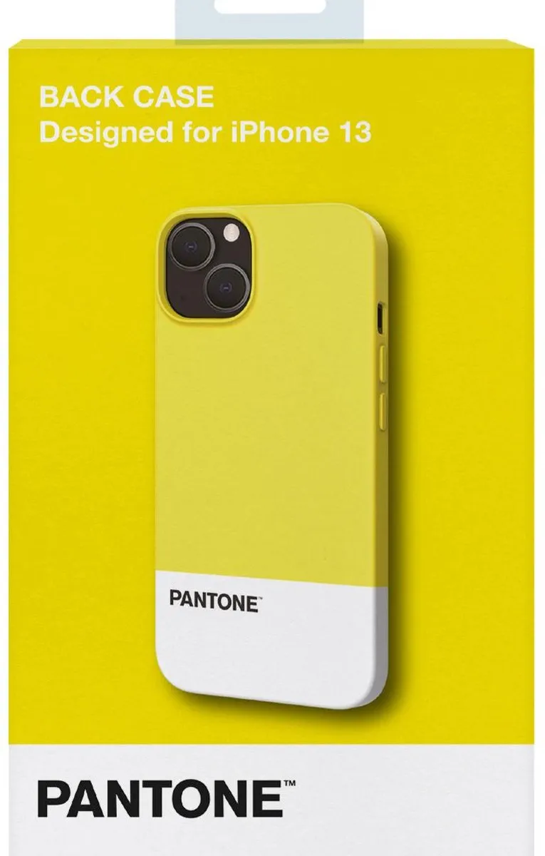 Celly Pantone Back Cover iPhone 13 PT-PC1007Y - Geel