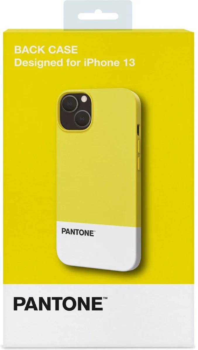Celly Pantone Back Cover iPhone 13 PT-PC1007Y - Geel