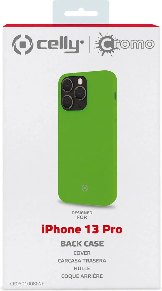 Celly Cromo Back Cover iPhone 13 Pro CROMO1008GNF - Groen