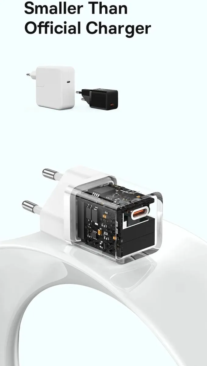 Baseus Mini Wandlader 30W - Universeel - Zwart