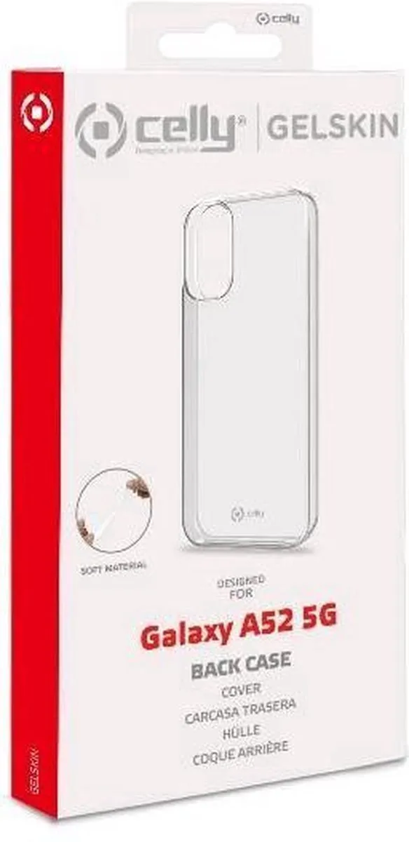 Celly GELSKIN947 Hoesje Samsung Galaxy A52 - Transparant - afbeelding 6 van 6