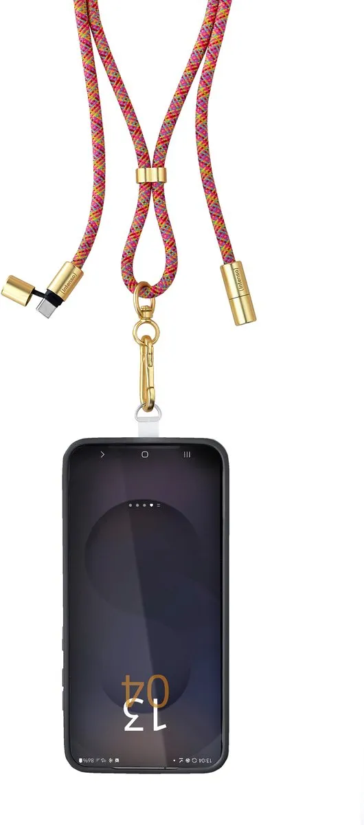 Intenso USB-C naar USB-C Oplaadkabel 60W 1,65m Neon Mix